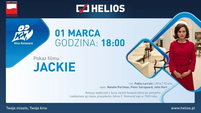Jedyny seans "Jackie". Helios zaprasza 