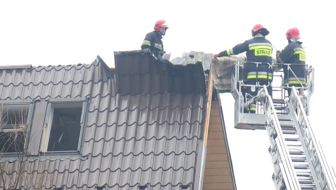 Pożar przy Zalesickiej