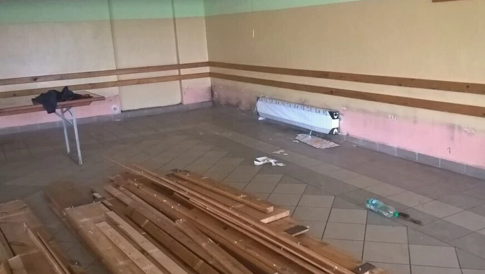 Trwa remont w Domu Ludowym w Krężnej