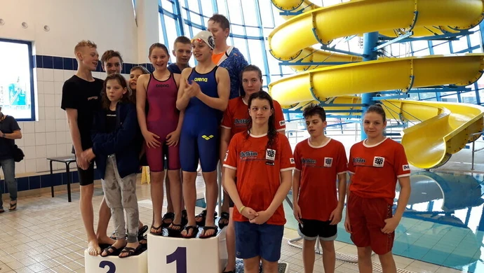 Trzecie miejsce sztafety piotrkowskiego Delfina