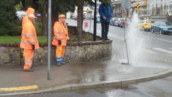 Fontanna przed Urzędem Miasta