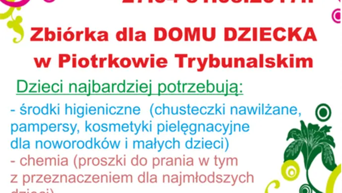 Zbierają dla Domu Dziecka