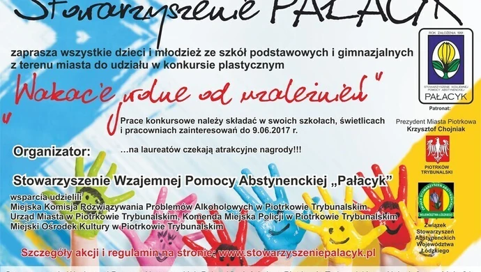 Konkurs plastyczny "Wakacje wolne od uzależnień"
