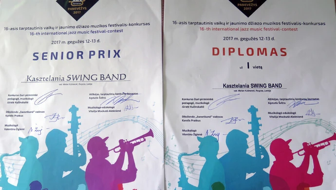 Kasztelania Swing Band z pierwszym miejscem na międzynarodowym festiwalu