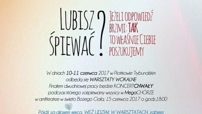 Lubisz śpiewać? 