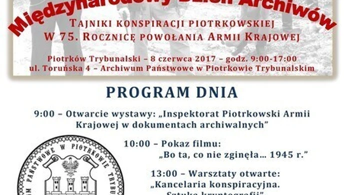 W czwartek odwiedź piotrkowskie archiwum 