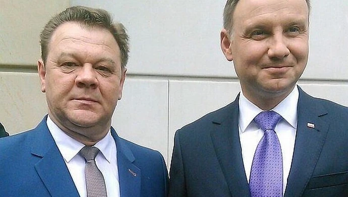 Wójt Roman Drozdek na spotkaniu samorządowców z prezydentem