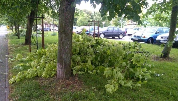 Burze i ulewy w regionie