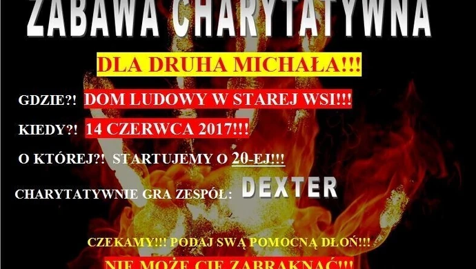 Przyjdź i wesprzyj Michała Krawczyka