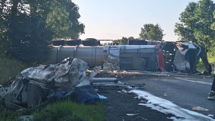 Siedem osób rannych w wypadku w Poniatowie 