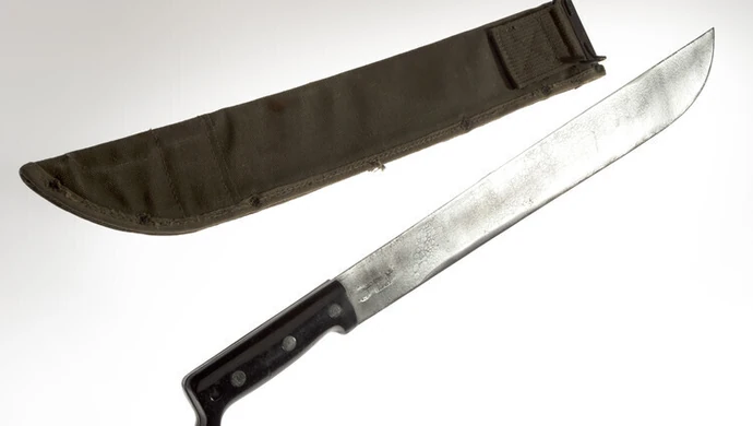 Był pijany, miał maczetę. Zatrzymała go policja