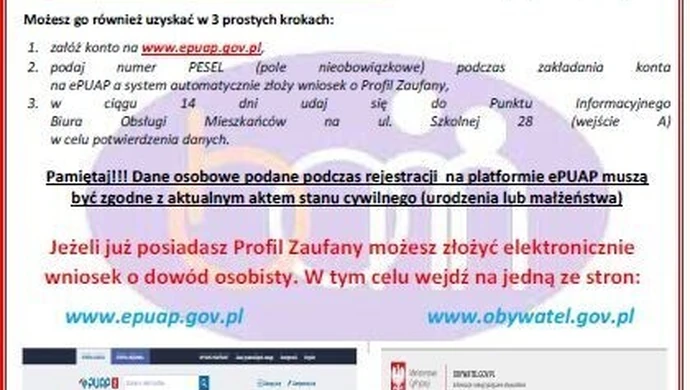 Piotrków. Dowód wyrobisz on-line