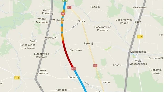 Paraliż na A1