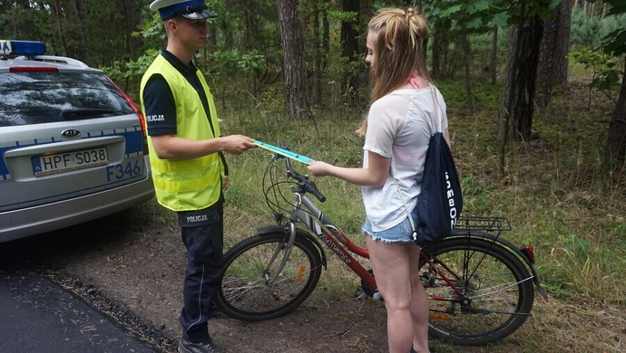 Kontrolowali niechronionych uczestników ruchu