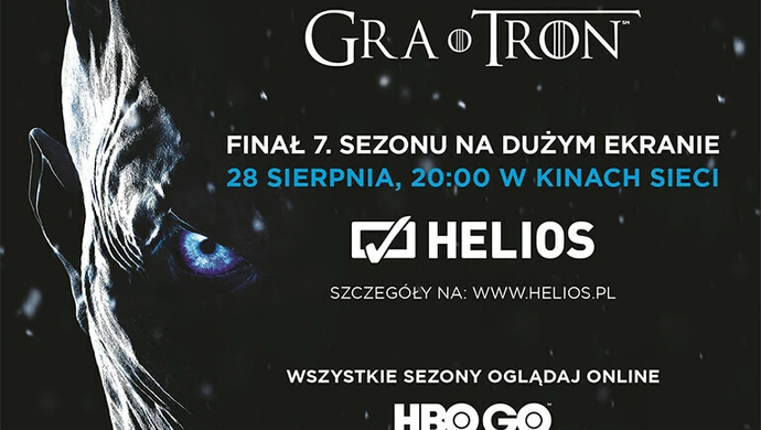 Finałowy odcinek 7. sezonu "Gry o Tron" w kinach Helios!