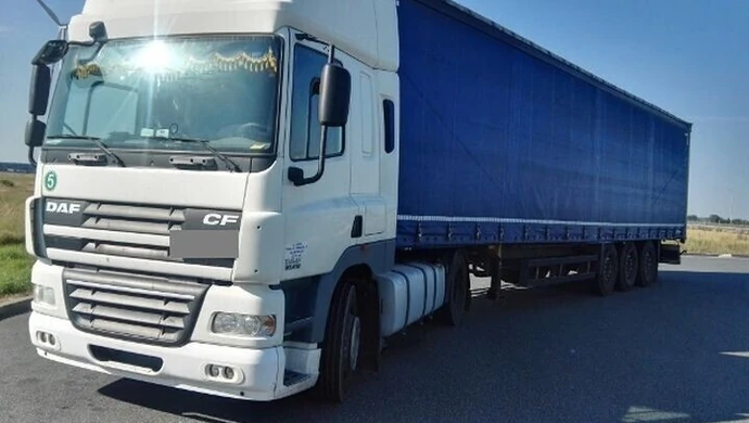 Kontrolowali samochody ciężarowe