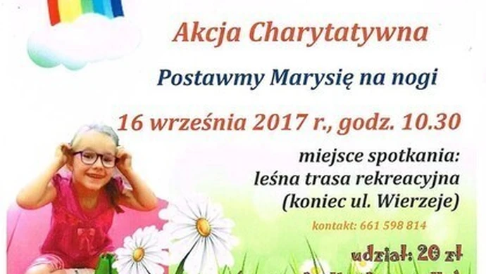 Bieg dla Marysi już w sobotę