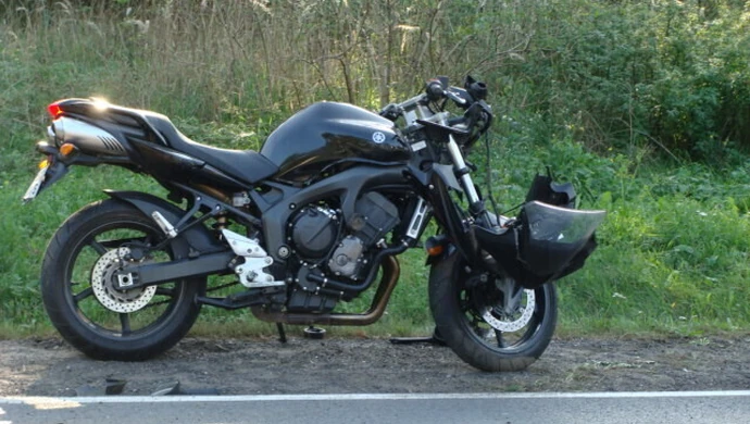 Wypadek motocyklistów