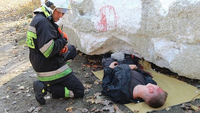 Walczyli z żywiołem, ratowali rannych. Spokojnie, to tylko ćwiczenia 