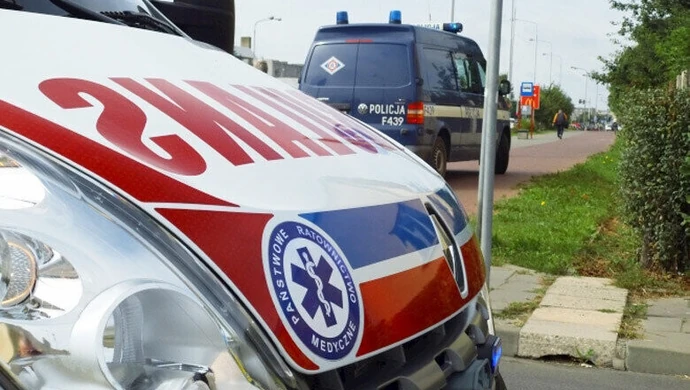 Wypadek w Czarnocinie. Daewoo wylądowało w rowie