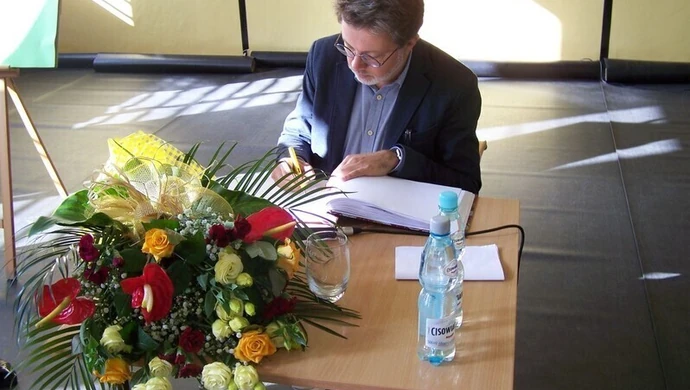 Sekretarz noblistki spotkał się z młodzieżą 