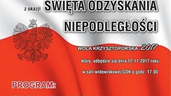 Wola Krzysztoporska: Bieg i koncert z okazji Święta Niepodległości