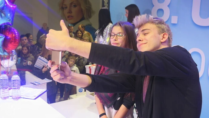 Blowek ściągnął tłumy do galerii Focus Mall!