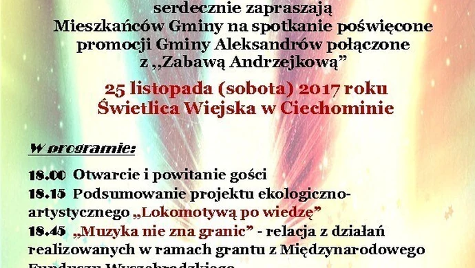 Będą promować gminę i bawić się z okazji Andrzejek