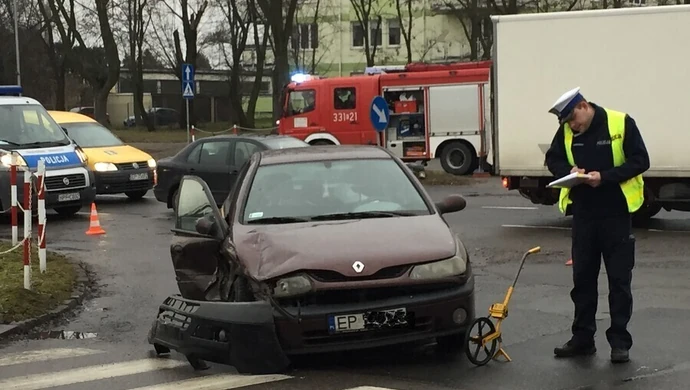 Nie ustąpiła pierwszeństwa i trafiła do szpitala