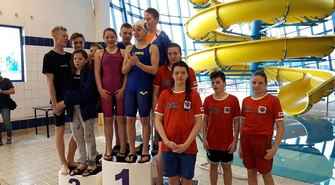 Trzecie miejsce sztafety piotrkowskiego Delfina