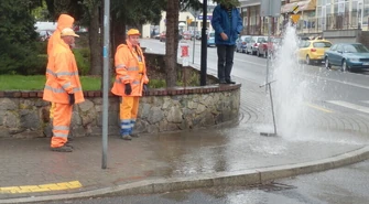 Fontanna przed Urzędem Miasta