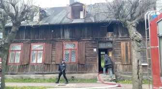 Pożar domu na Garbarskiej 