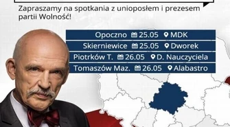 Janusz Korwin-Mikke w Piotrkowie 