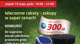 Promocje, zniżki, nagrody, czyli wieczór zakupów w Focus Mall
