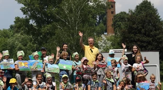 "Kolorowa Lokomotywa ŁDK" na szlaku