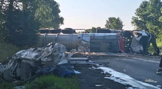 Siedem osób rannych w wypadku w Poniatowie 