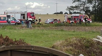 Pijany wjechał do rowu. Jedna osoba nie żyje