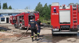 Pożar przy Przemysłowej