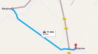 Za mało pieniędzy na Łęczno - Kłudzice?