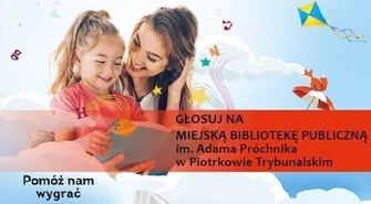 Piotrkowianie, głosujmy na naszą bibliotekę! 