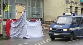 Zginął potrącony przez karawan