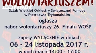 26. Finał WOŚP. Rusza nabór 