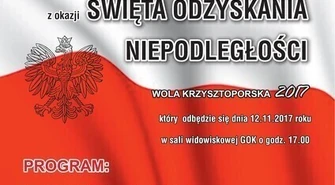 Wola Krzysztoporska: Bieg i koncert z okazji Święta Niepodległości