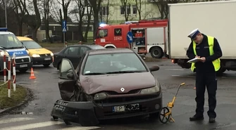 Nie ustąpiła pierwszeństwa i trafiła do szpitala