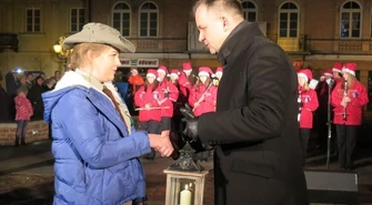 Zapachniało świętami. Dziesiąta wigilia miejska w Rynku Trybunalskim 
