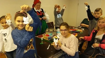 Choberki na warsztatach w ŁDK 