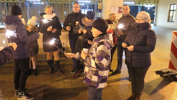 Piotrkowianie powitali nowy rok