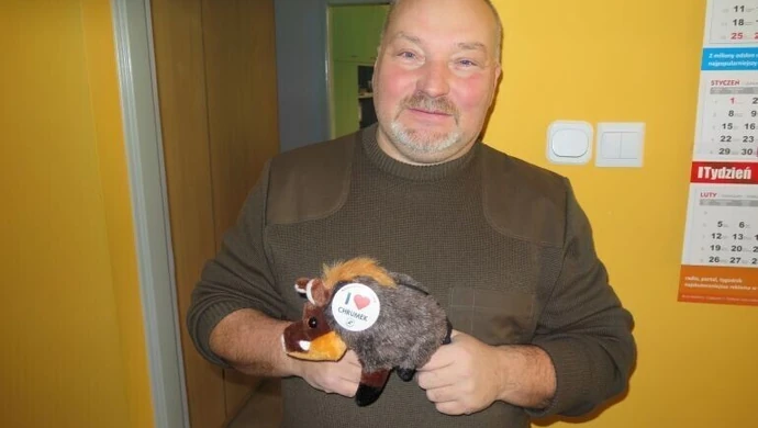 Chrumek nową maskotką osady w Kole