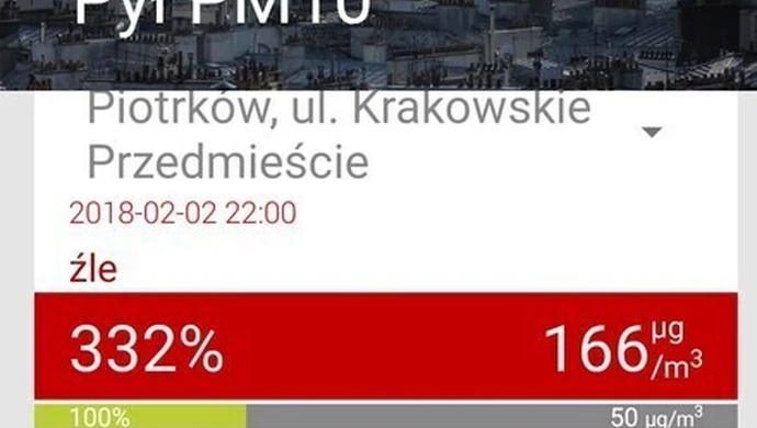 Znów duży smog nad Piotrkowem