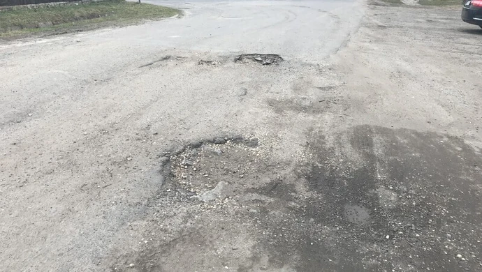 Końcowy odcinek ul. Żwirki w koszmarnym stanie